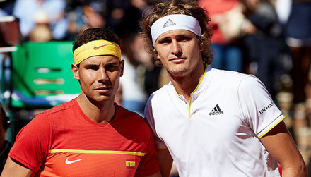 Rafael Nadal, Alexander Zverev In Action Today In Sydney