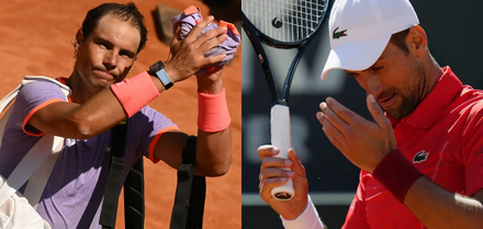 Superstars Rafael Nadal, Novak Djokovic Both Fall In Rome
